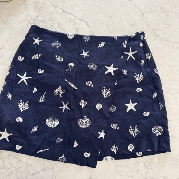 Seashell Print Linen-Blend Skort from A New Day™ - NWT - Picture 9 of 13